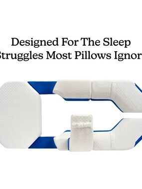 NWT - Modular Pillow® —
Sleep Positioning System for Less Pain